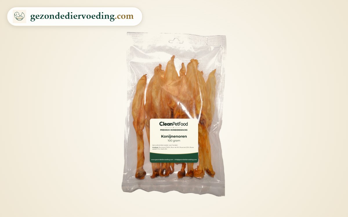 Konijnenoren en runderlong: lichte snacks voor je hond | gezondediervoeding.com