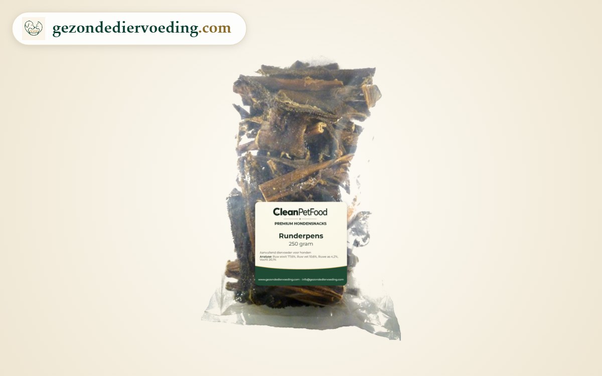 Gedroogde pens voor honden: runderpens of lamspens? | gezondediervoeding.com